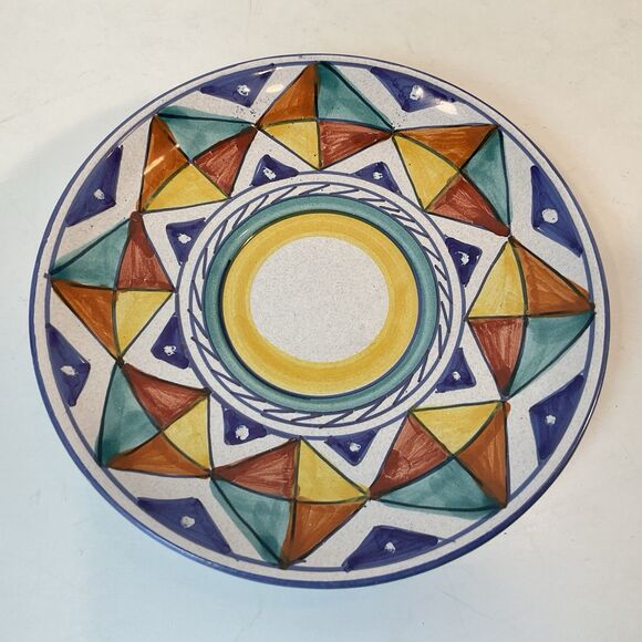 Sberna STARBUCKS Espresso Coffee Cup Saucer Demitasse Handpainted Deruta ITALY - Picture 10 of 11